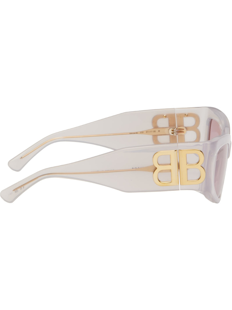 BALENCIAGA Pink Bossy Cat Sunglasses outlook