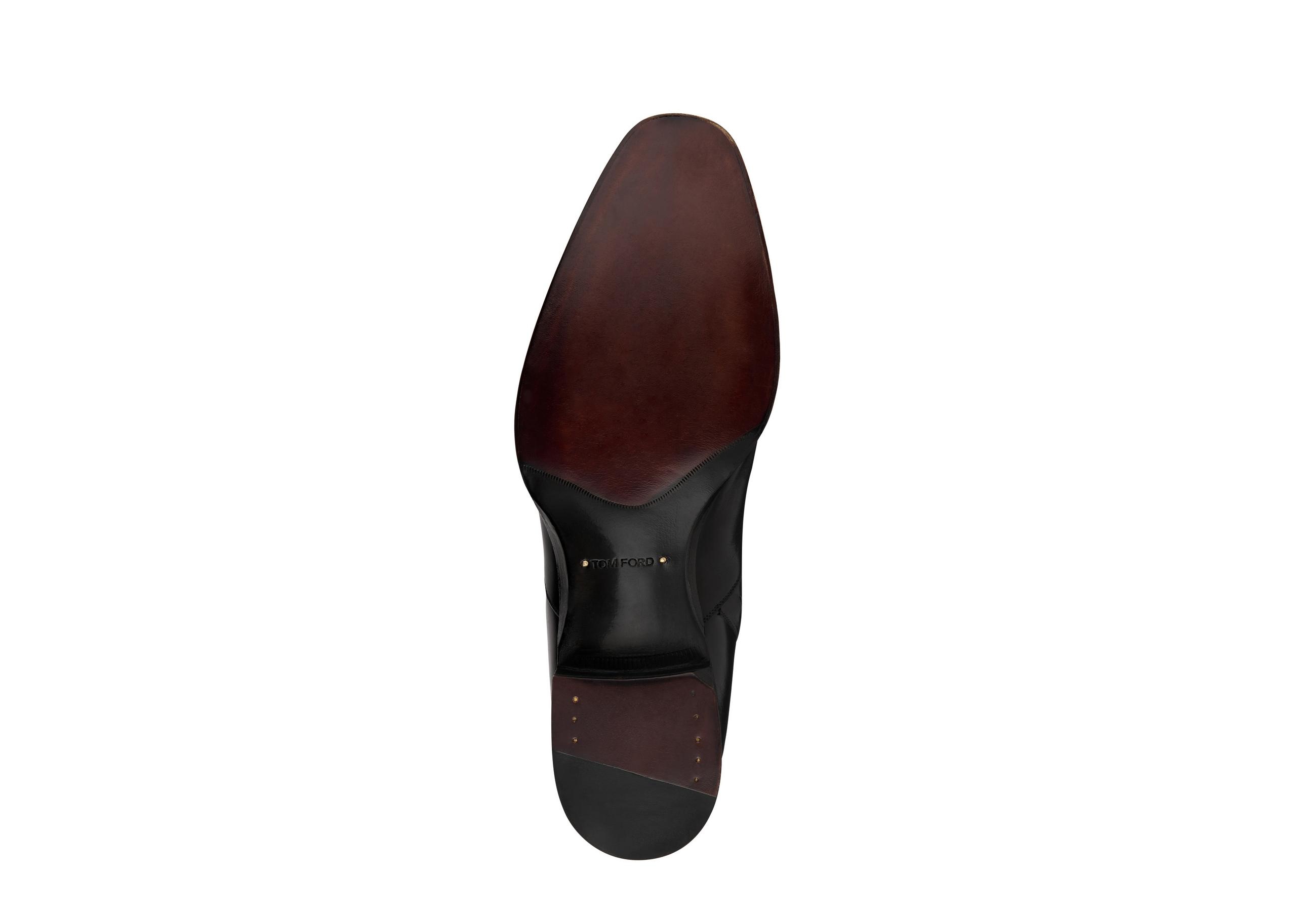 BURNISHED LEATHER ELKAN ZIP BOOT - 4