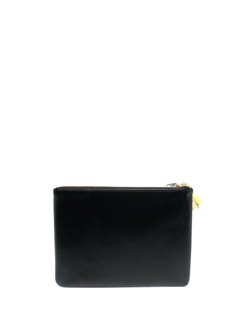 Comme Des Garçons zip-detailing leather wallet outlook