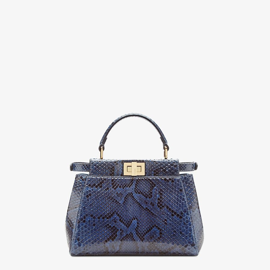 Blue python bag - 3