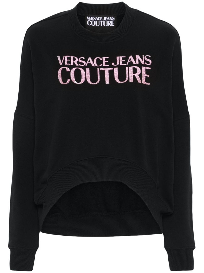 logo-print cotton sweatshirt 1