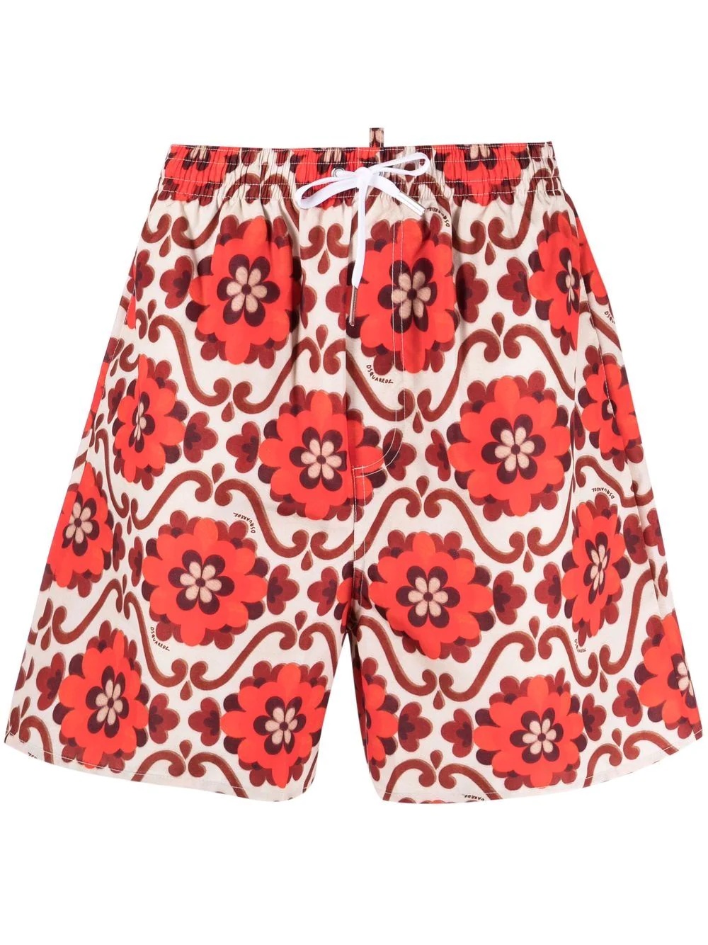 floral-print swim shorts - 1