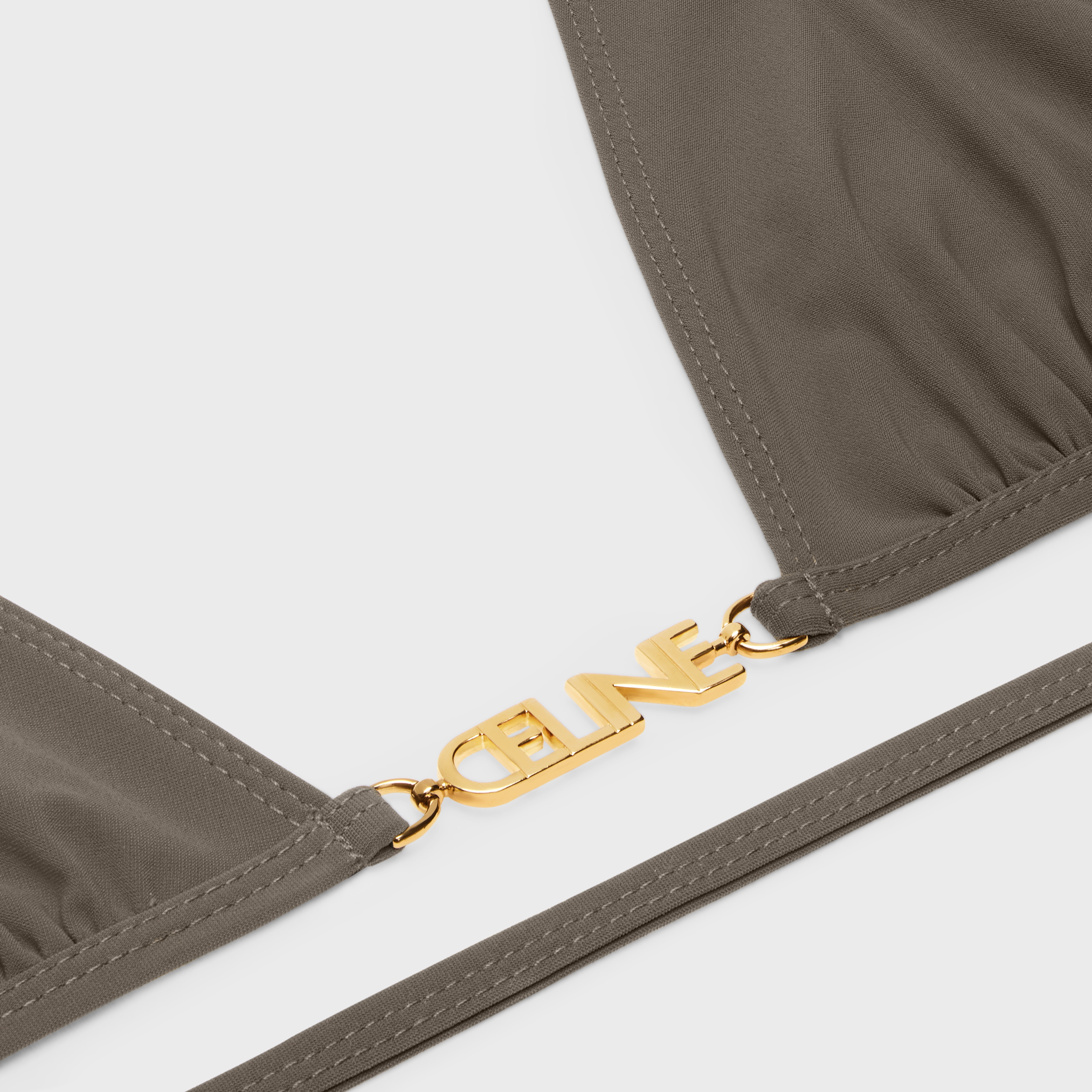 Celine triangle top in matte jersey - 3