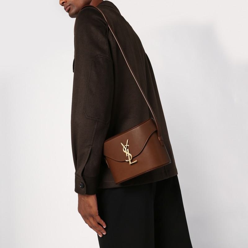 ショルダーバッグ Saint Laurent Monogram Small Brick-Coloured Shoulder Bag Saint Laurent Monogram small brick-coloured shoulder bag