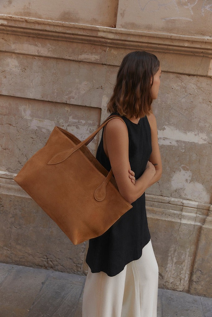 MEGA SPROUT TOTE RHUM SUEDE - 2