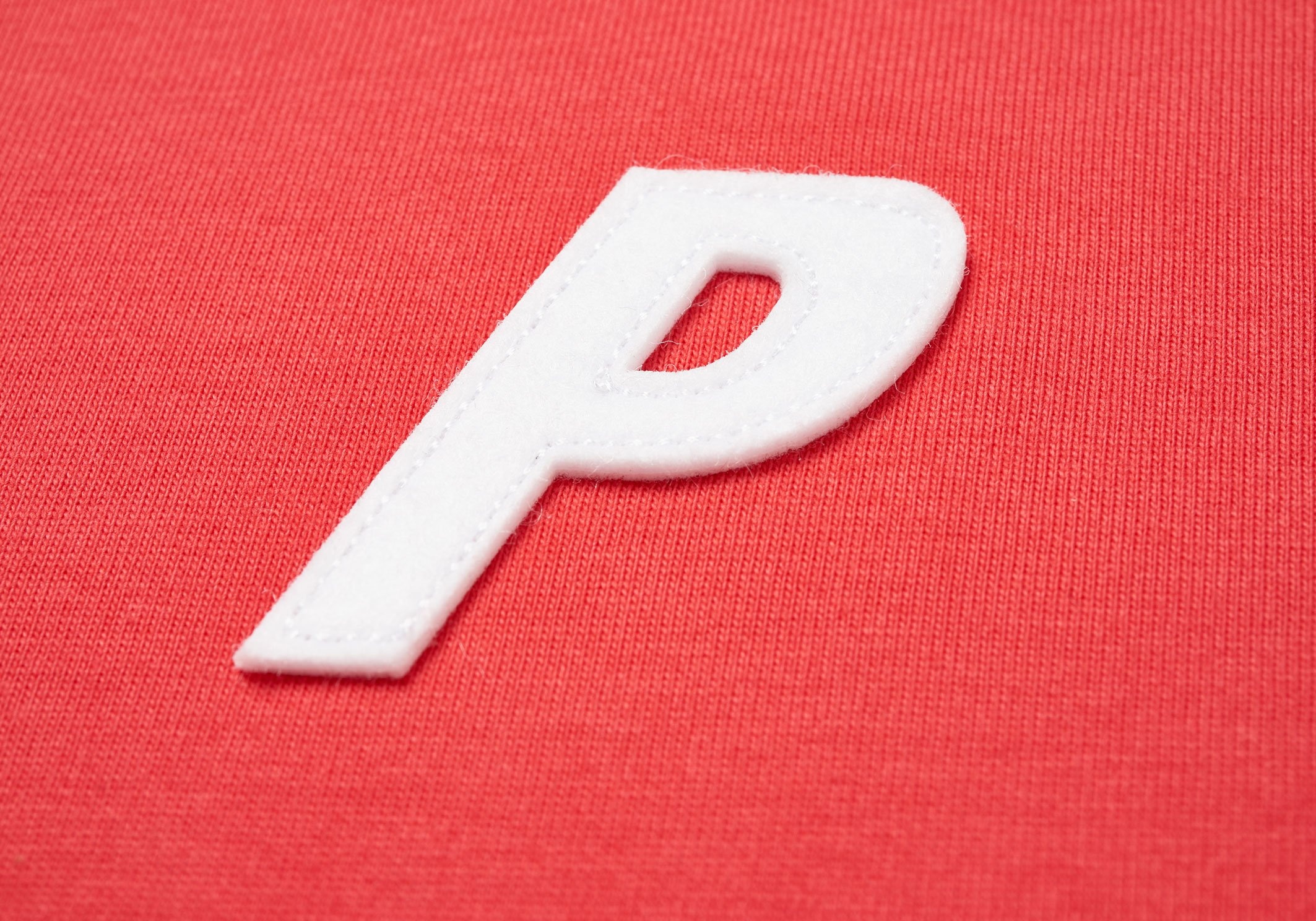 FELT P T-SHIRT RED - 2