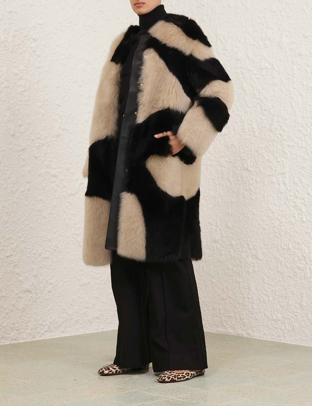 ILLUSTRATION SWIRL COAT - 8
