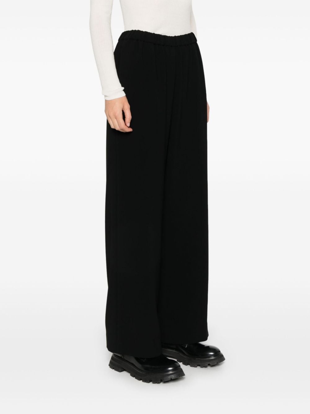 crepe elasticated trousers - 3