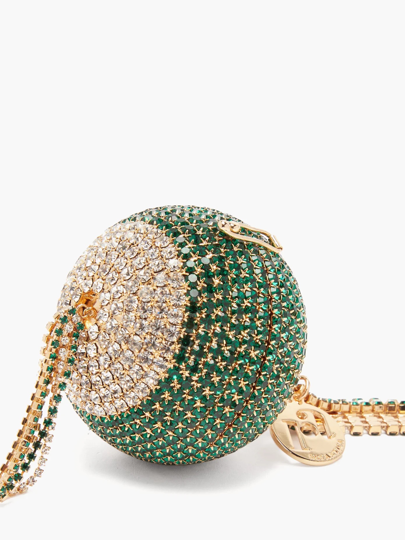 Carambola crystal-embellished spherical bag - 6