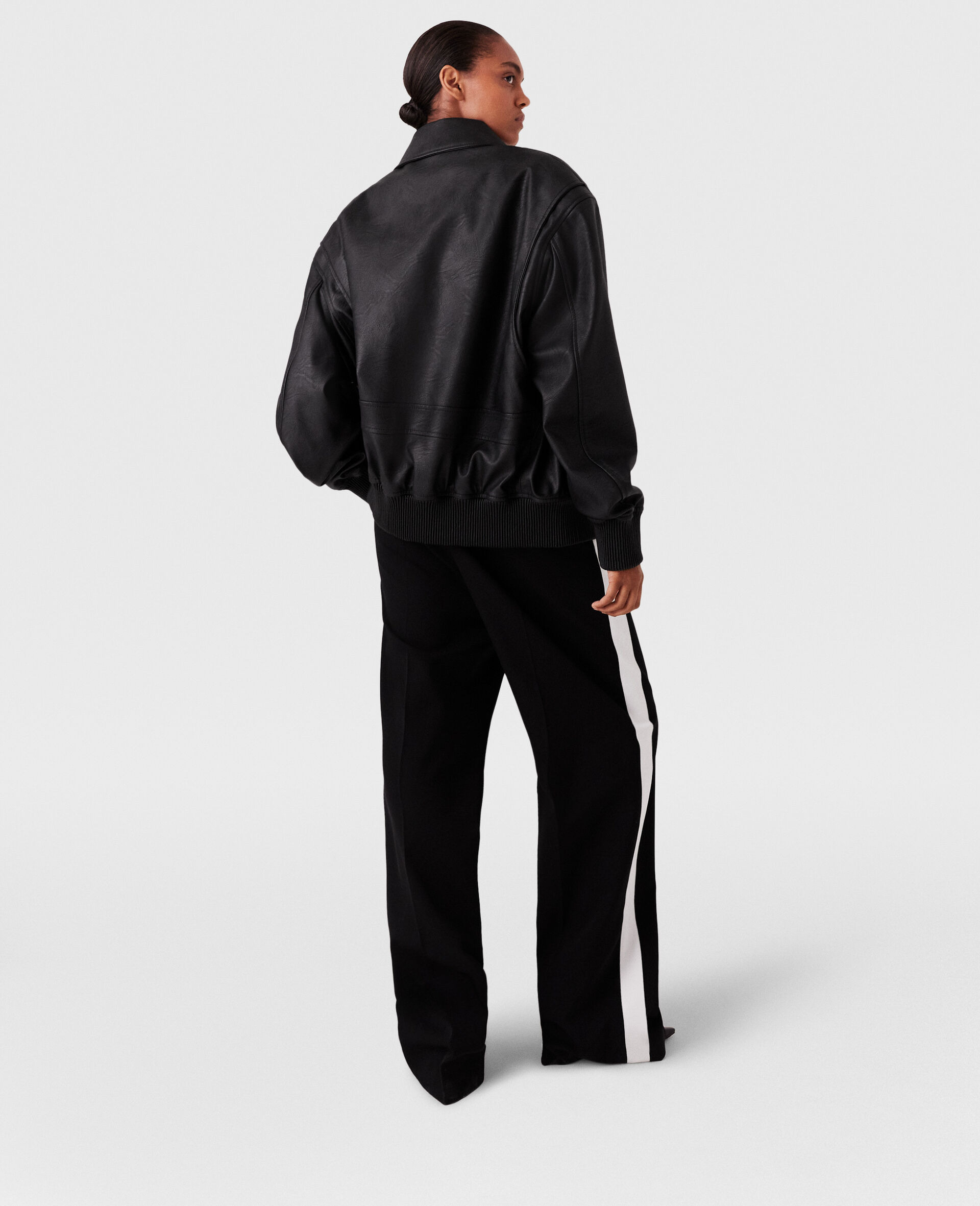 Low-Rise Stripe Straight-Leg Pants - 4