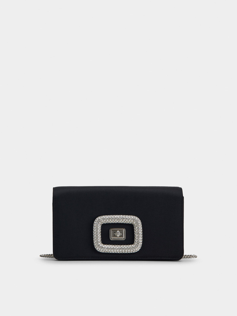 Viv' Choc Jewel Mini Bag in Satin - 1