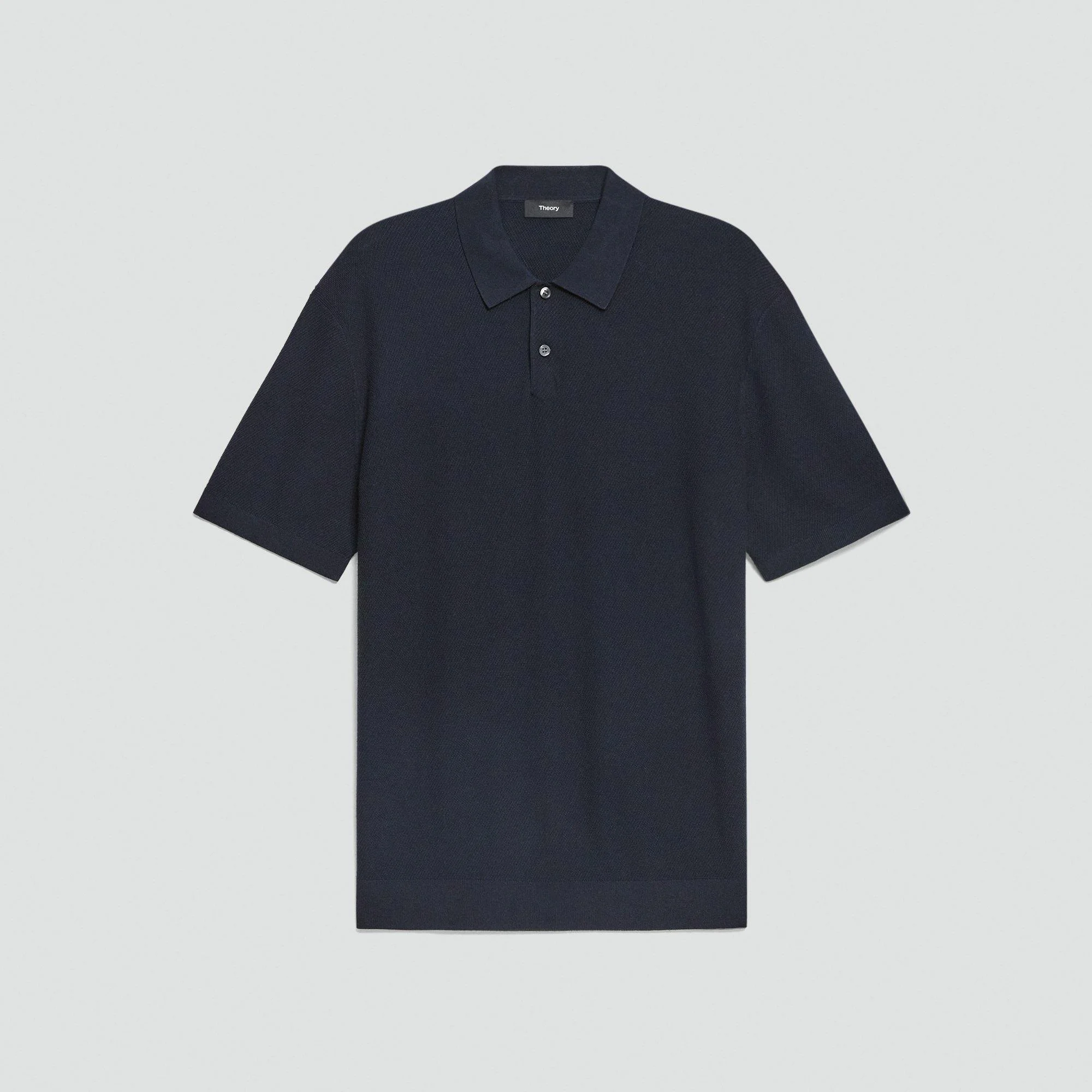 Goris Textured Polo Shirt in Light Bilen - 1