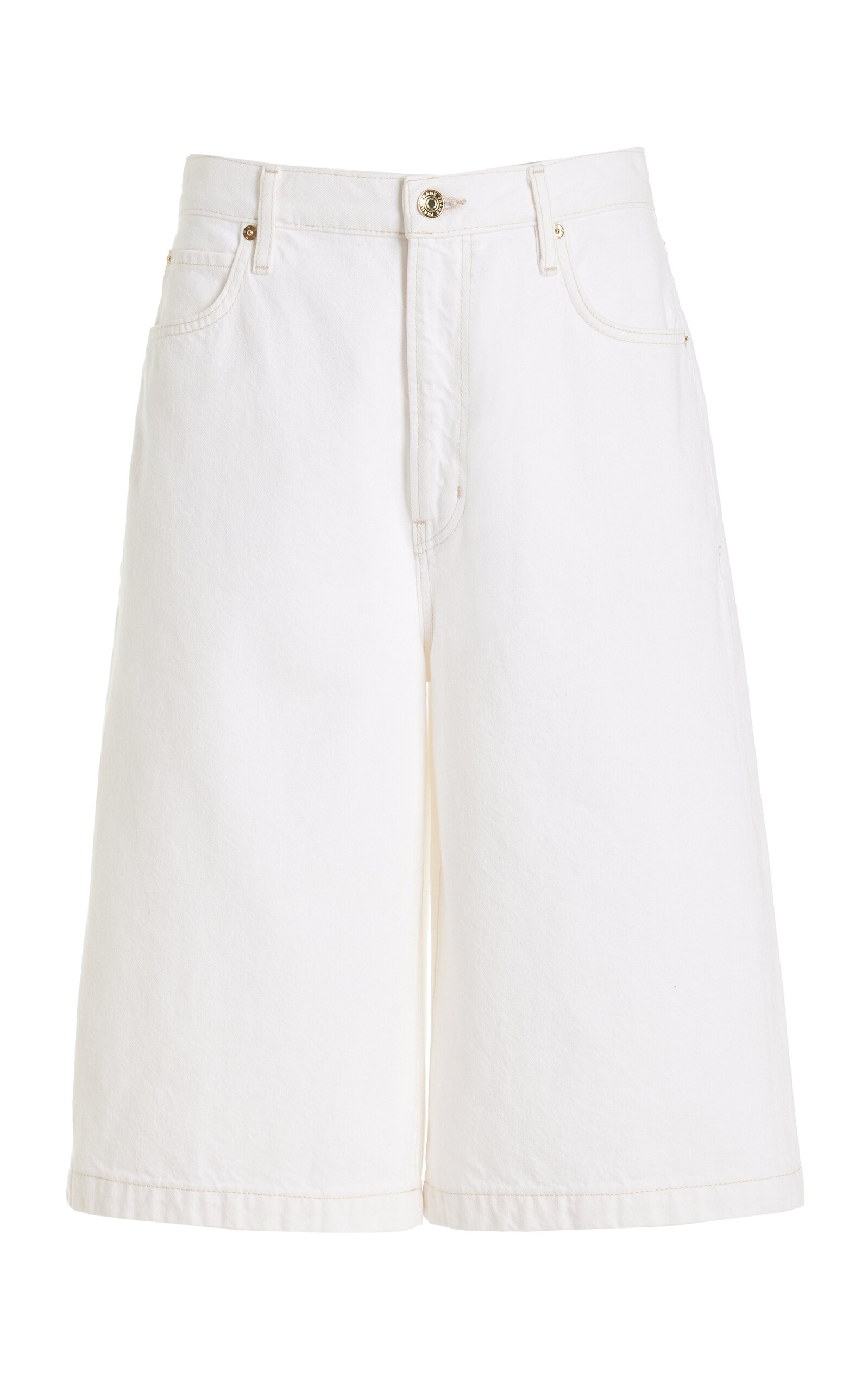 The Boy High-Rise Denim Shorts white - 1