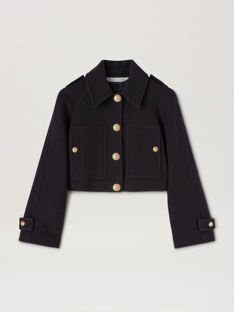 Gold Buttons Short Coat - 1