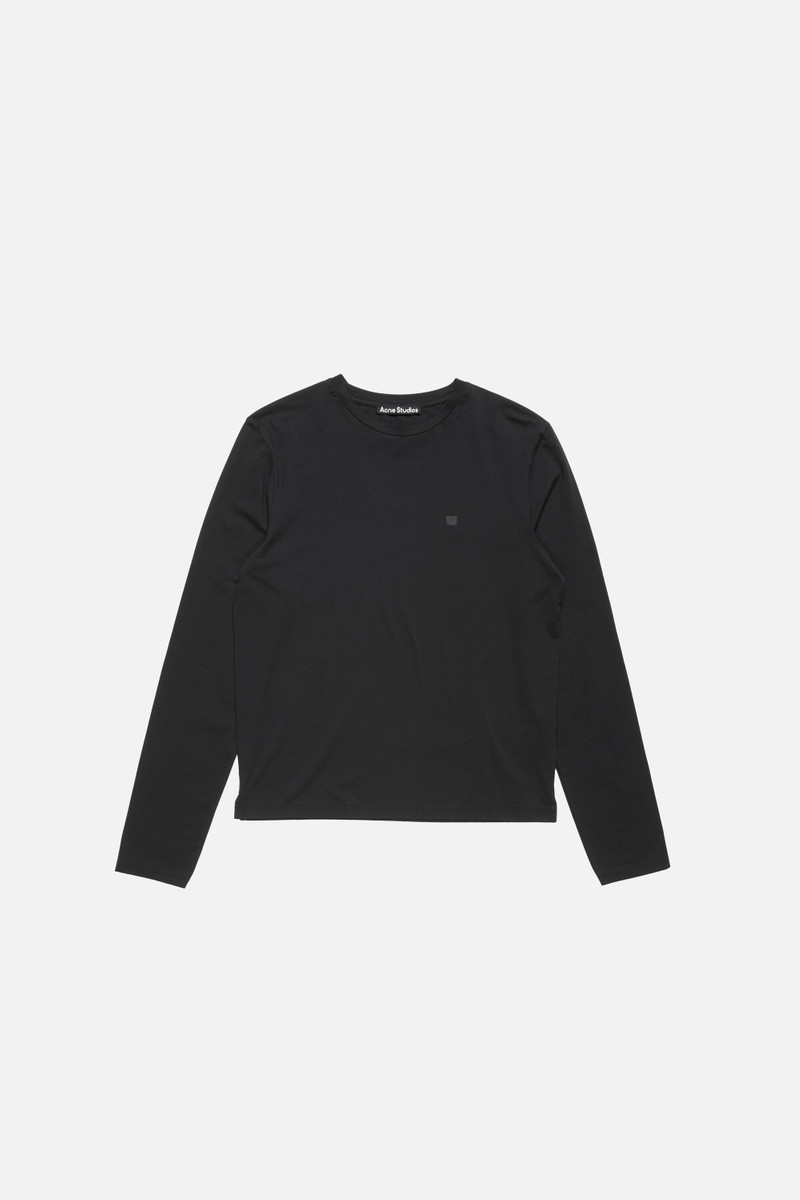 Acne Studios Face logo t-shirt - Black outlook