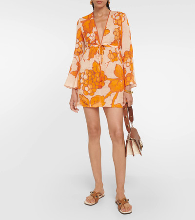 Etro Printed ramie tunic outlook