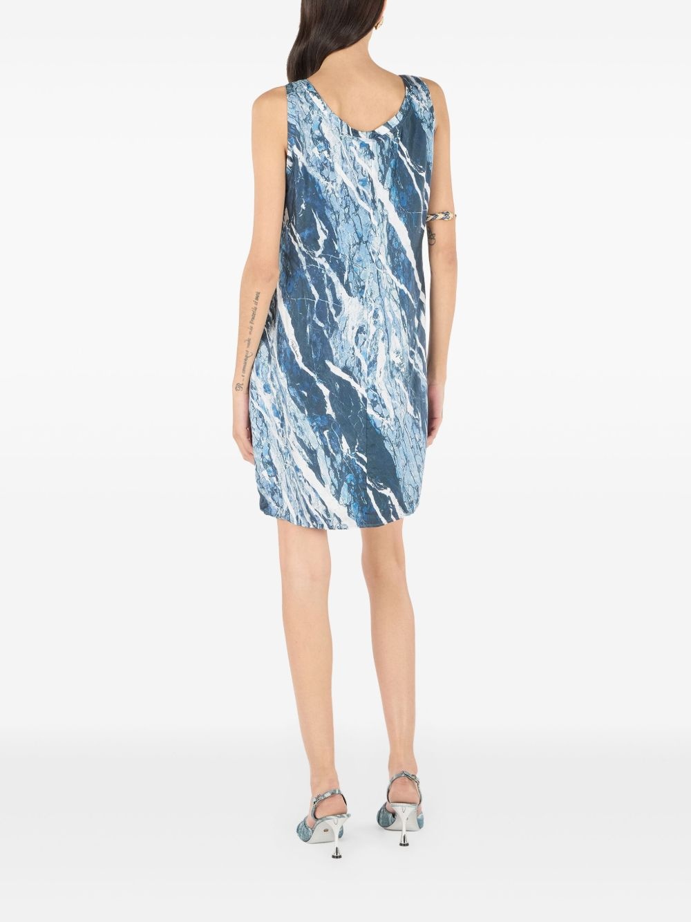 silk mini dress - 4