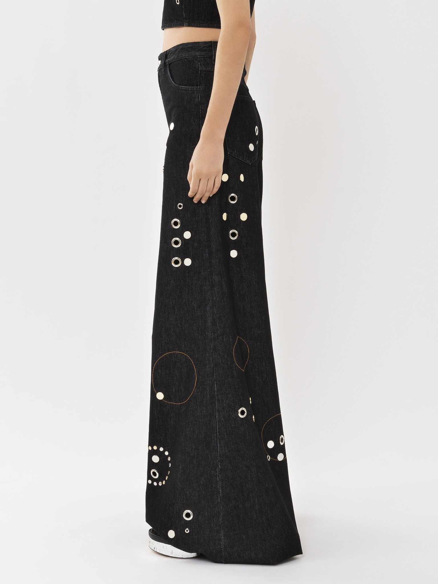 EMBELLISHED RAVE JEANS - 6