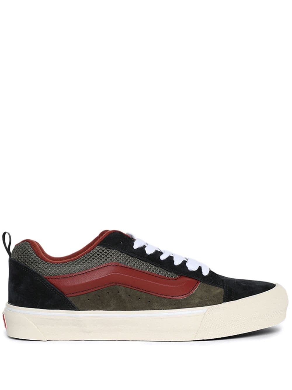 Skool panelled leather sneakers - 1