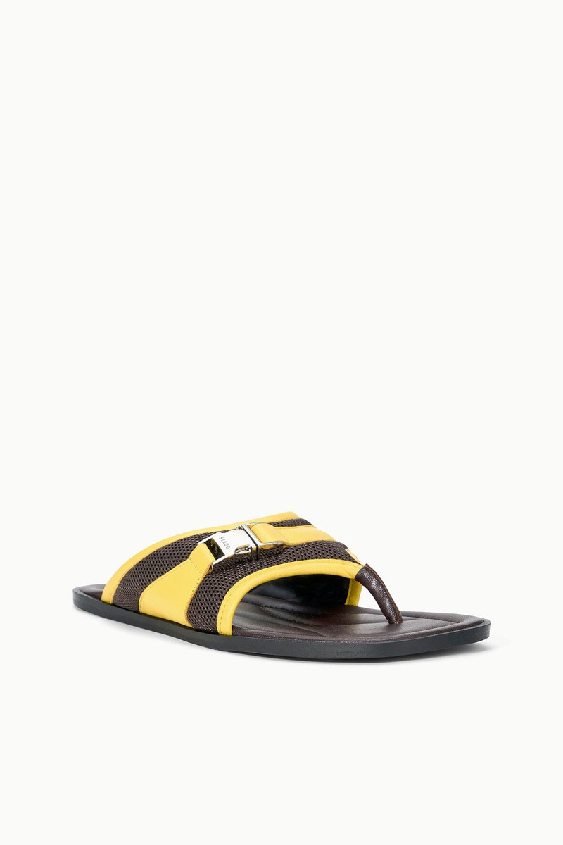STAUD KACEY THONG ESPRESSO LEMON 4