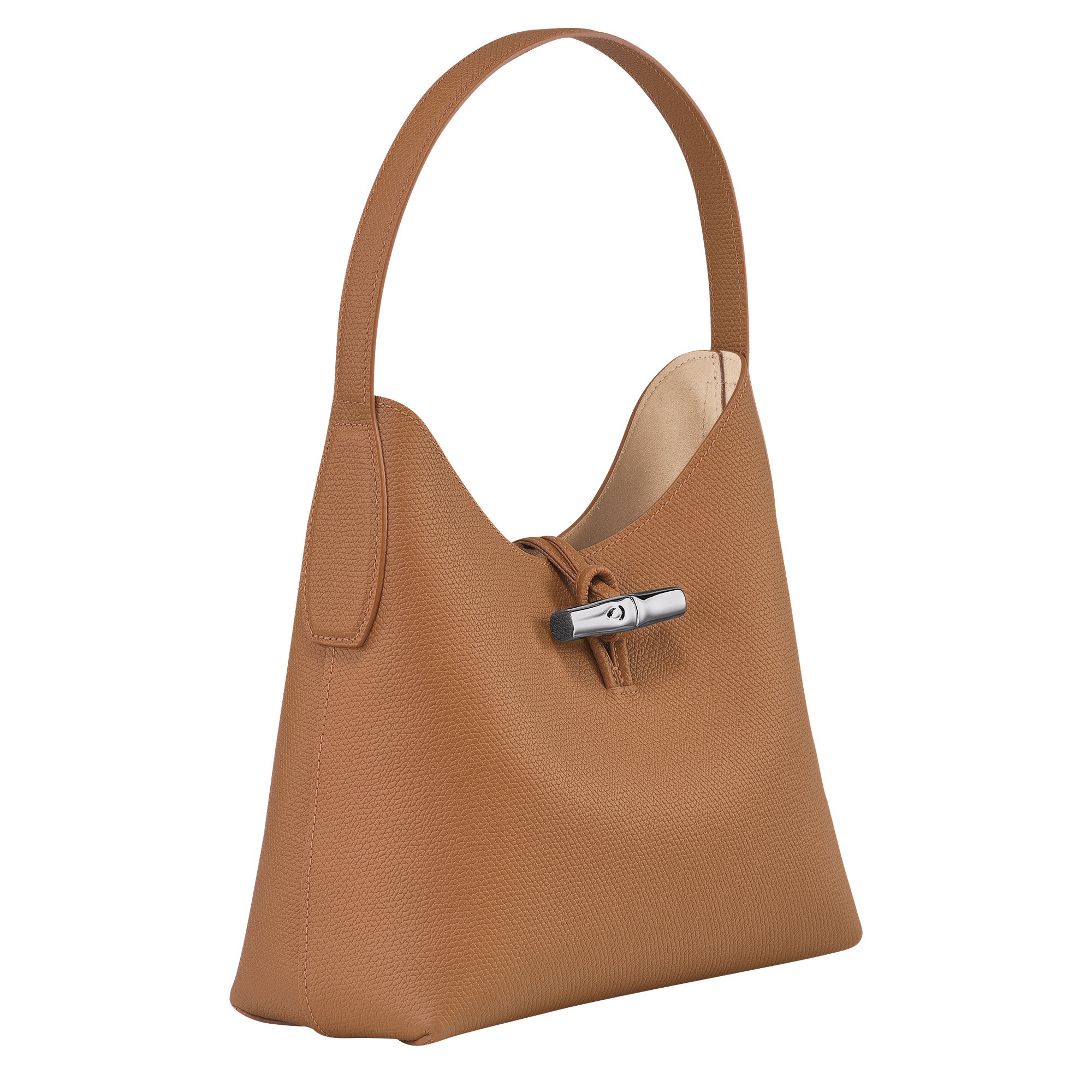 Roseau M Hobo bag Natural - Leather - 3