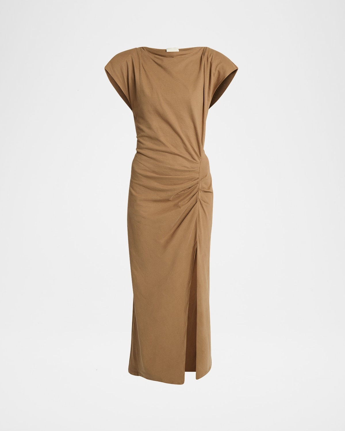 Nadela Ruched Cotton Jersey Dress - 1