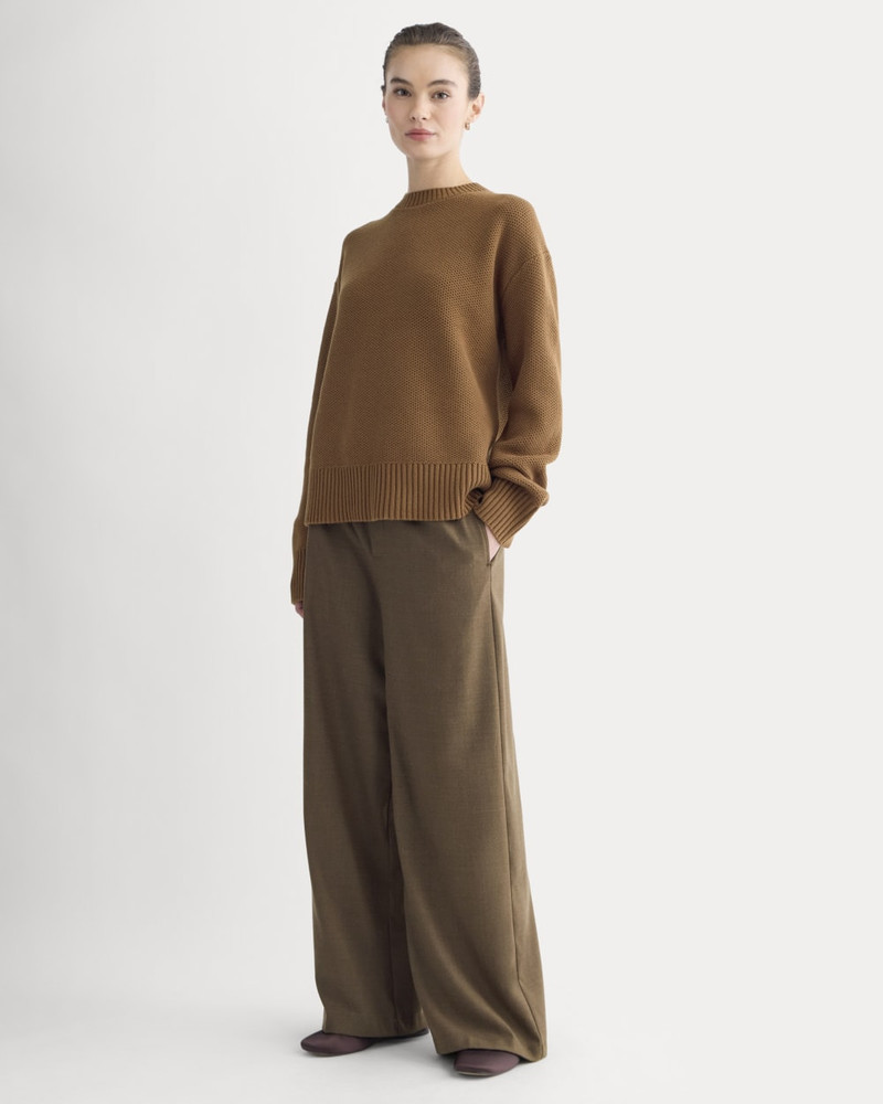 THE COTTON HONEYCOMB SQUARE CREW 3