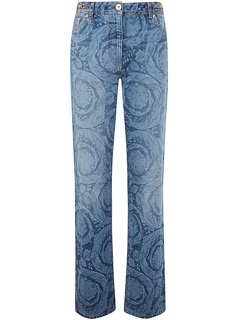 PANT DENIM LASER STONE WASH BAROQUE SERIES DENIM FABRIC WITH SPECIAL TREATMENT - 1