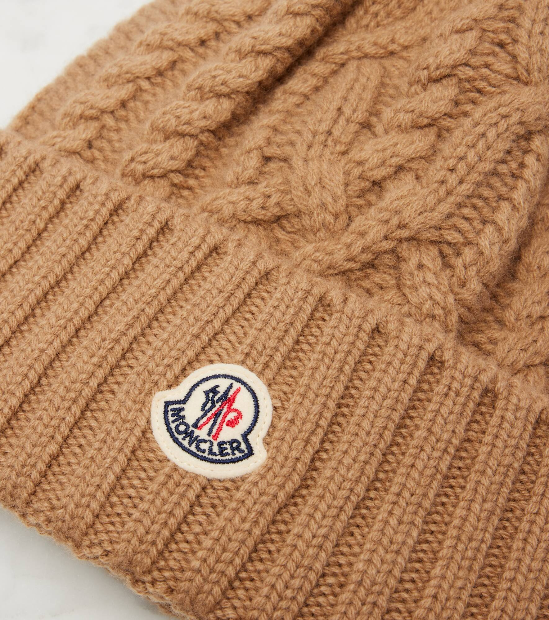 Logo wool and cashmere beanie - 3