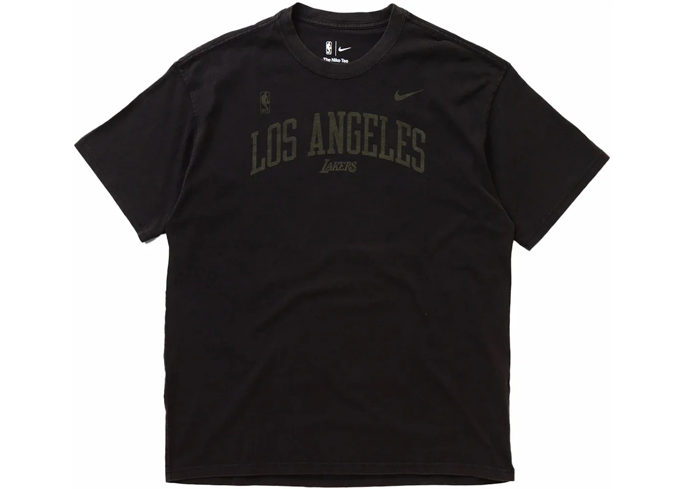 Nike NBA Los Angeles Lakers Max 90 Courtside Loose Fit T-shirt Black - 1