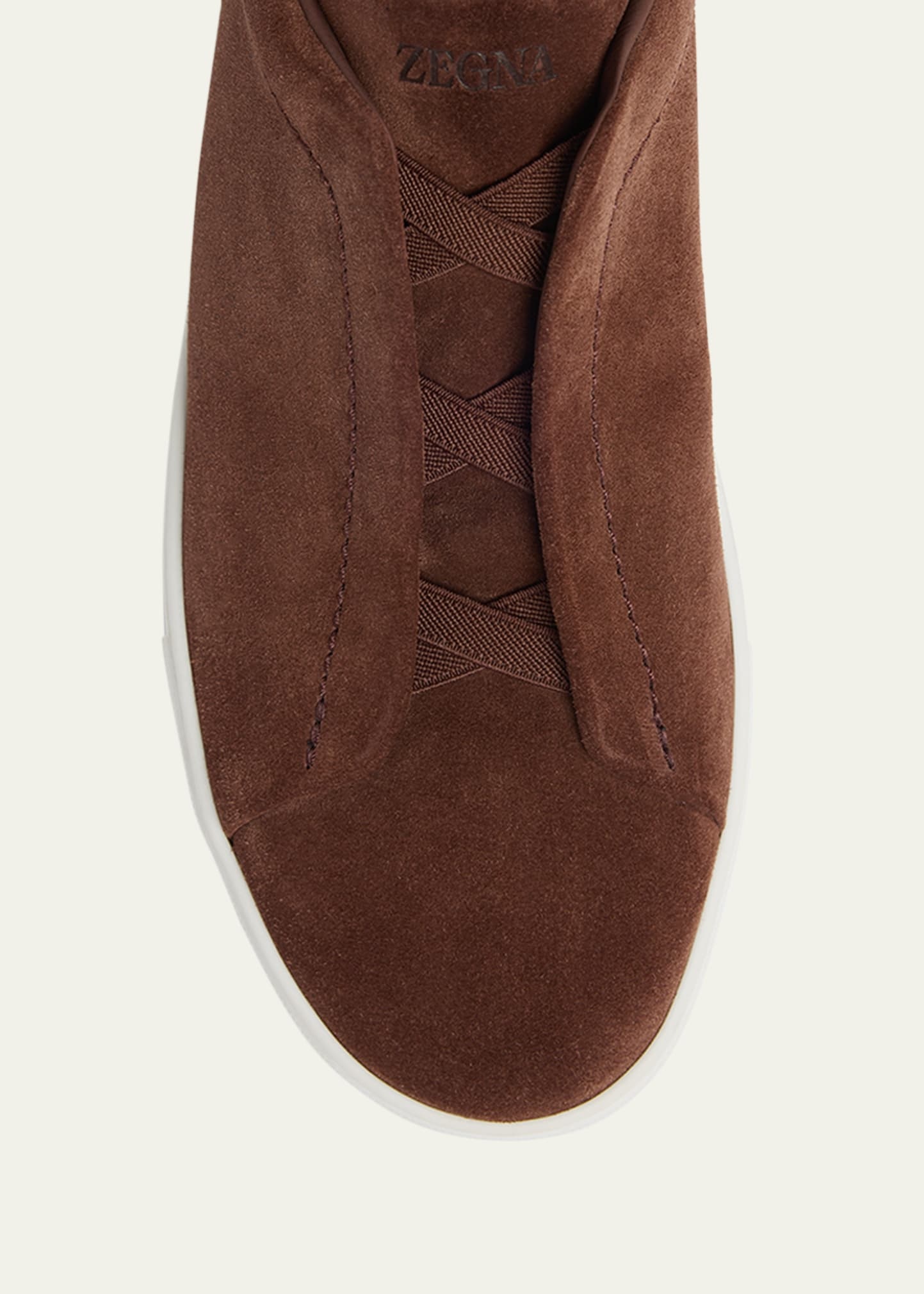 Men's Triple Stitch Suede Sneakers - 4