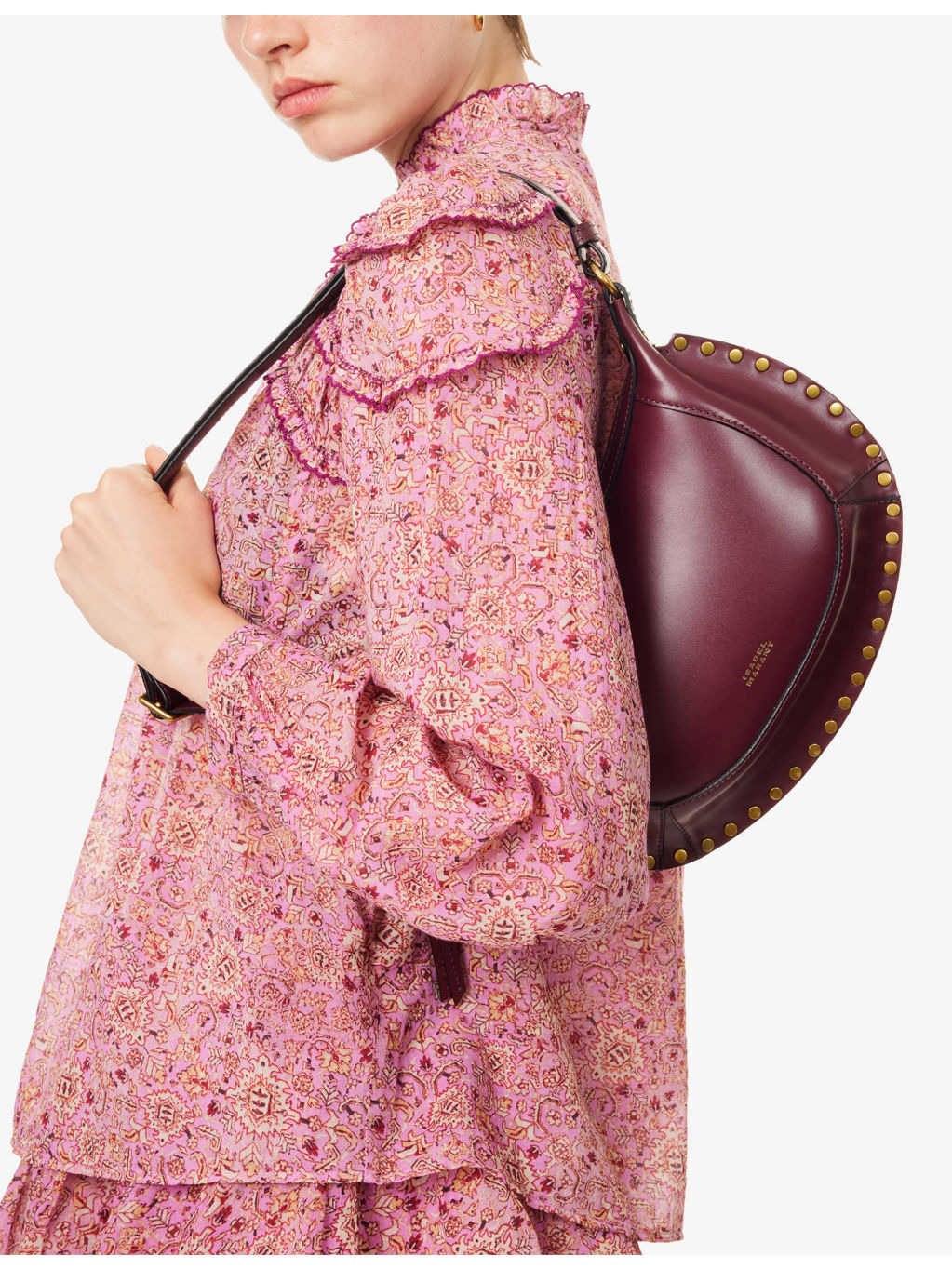 Oskan Moon Leather Shoulder Bag - 2