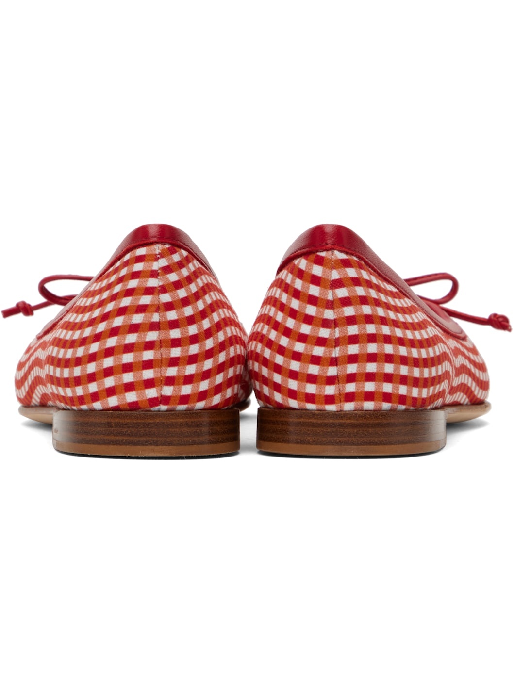 Red & White Veralli Ballerina Flats - 2