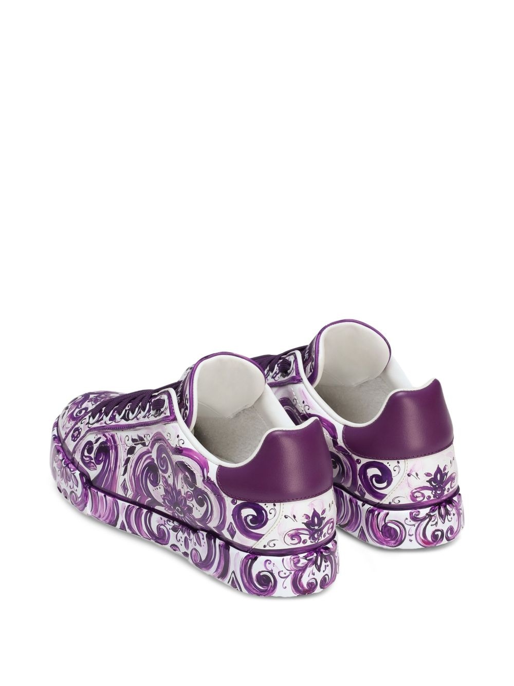 Maiolica-print sneakers - 3