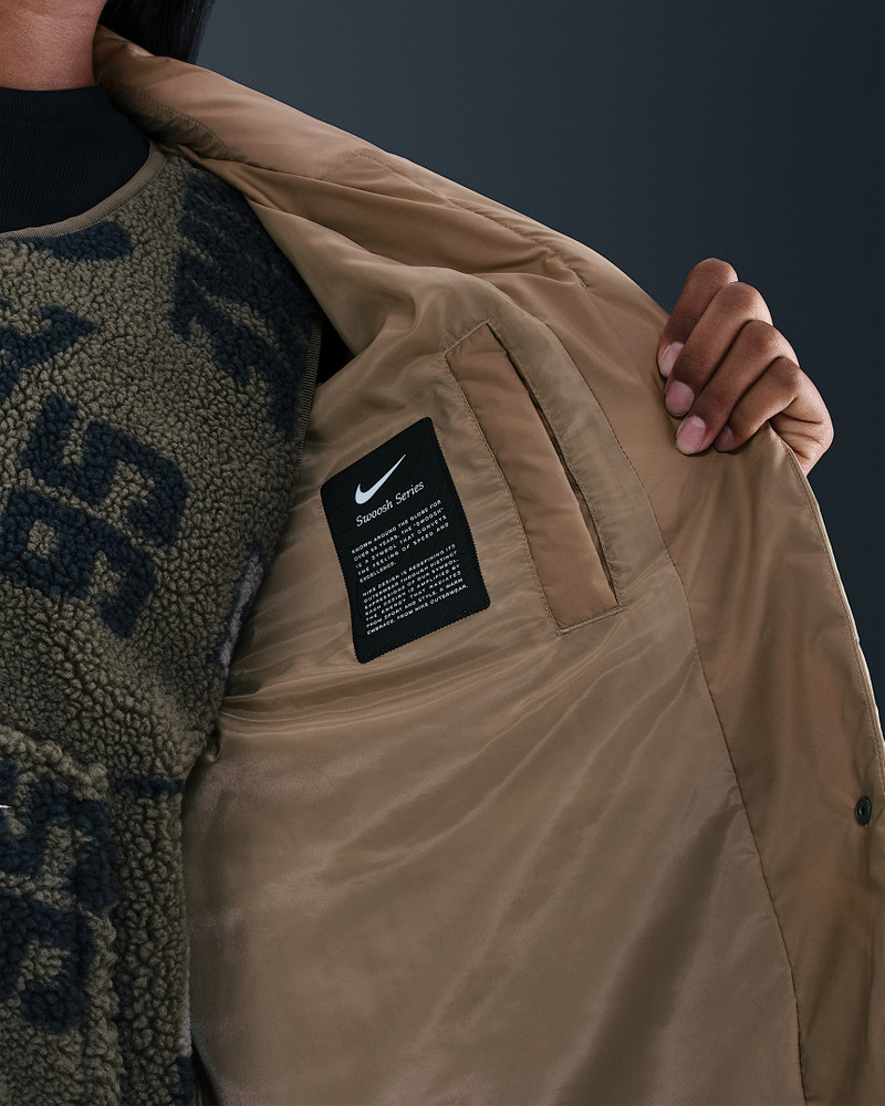 Nike Sportswear Swoosh Series Women's Therma-FIT Oversized Down Trench Coat 6