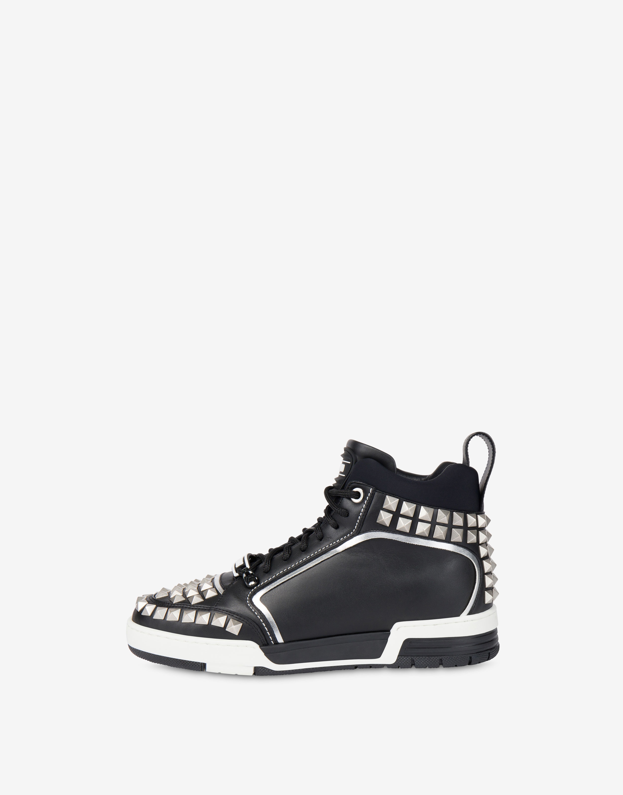 STREETBALL STUDDED HIGH-TOP SNEAKERS - 2