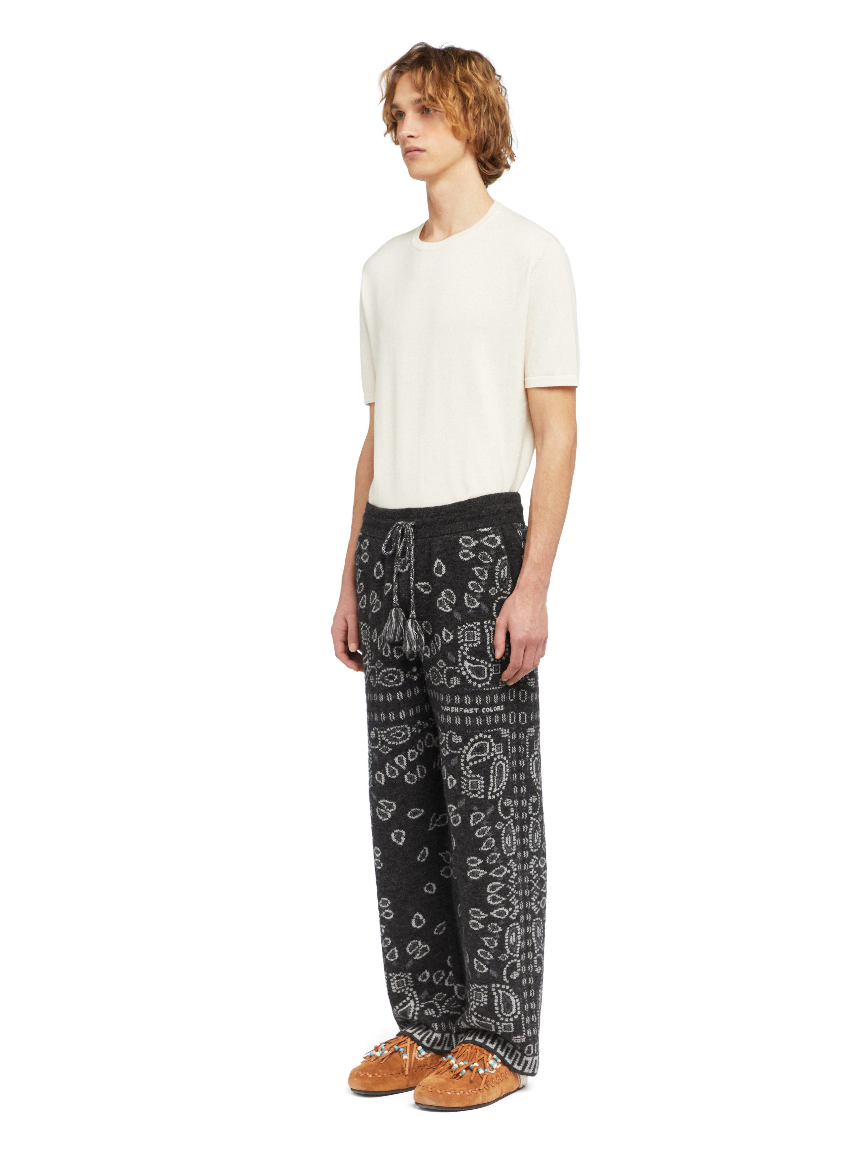 Bandana Jacquard Pants - 5