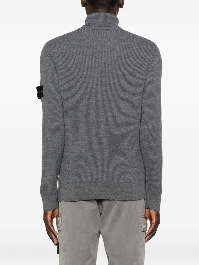 ribbed turtleneck sweater 4