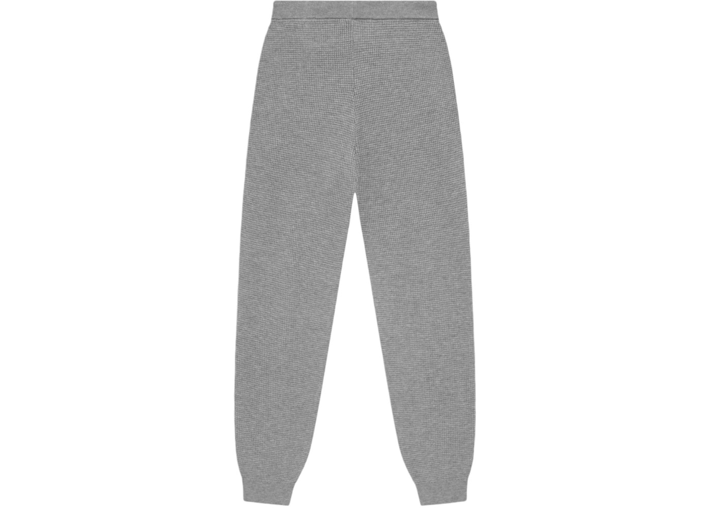 Fear of God Essentials Womens Waffle Fitted Sweatpant Dark Heather - 2