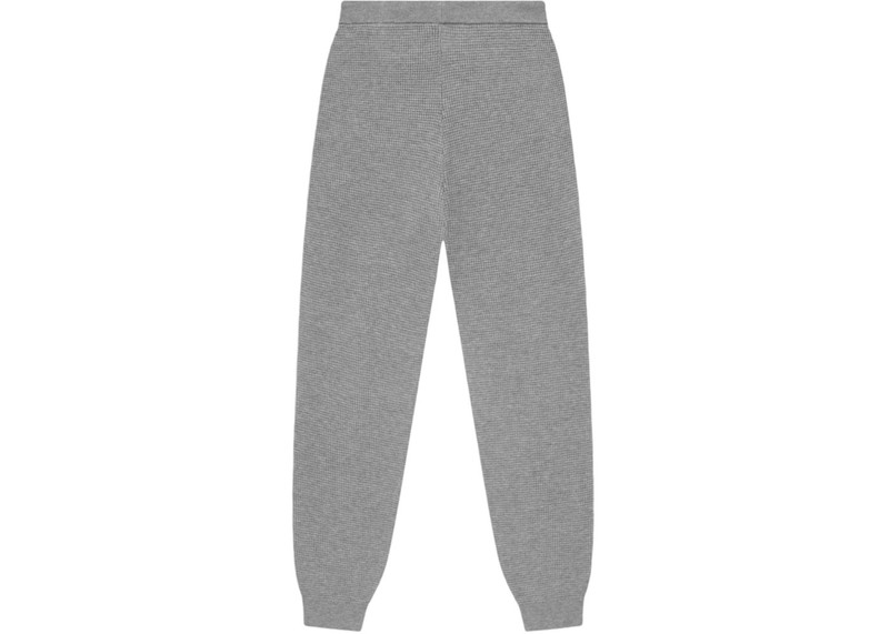 ESSENTIALS Fear of God Essentials Womens Waffle Fitted Sweatpant Dark Heather outlook