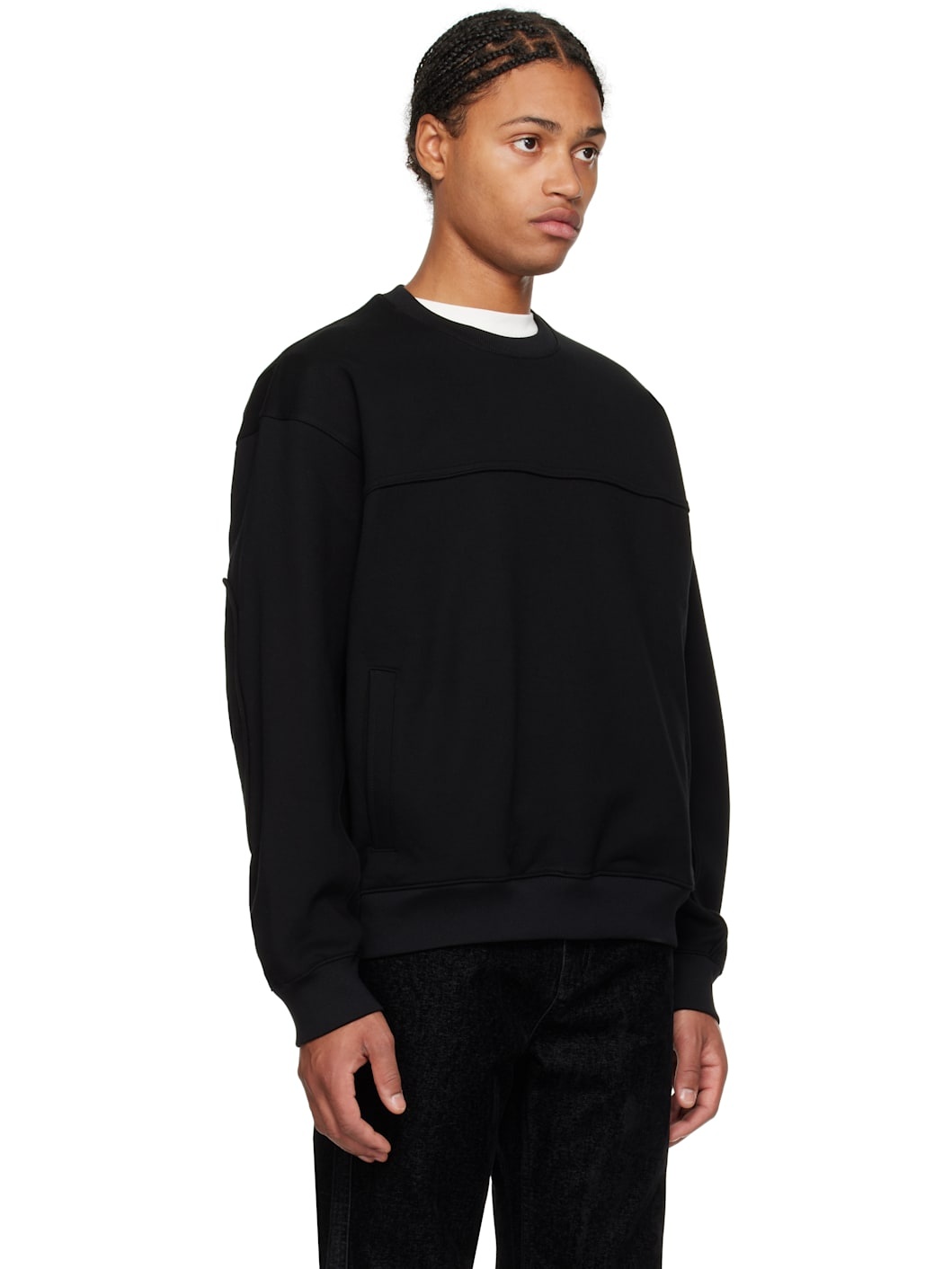 Black Biker Sweatshirt - 2
