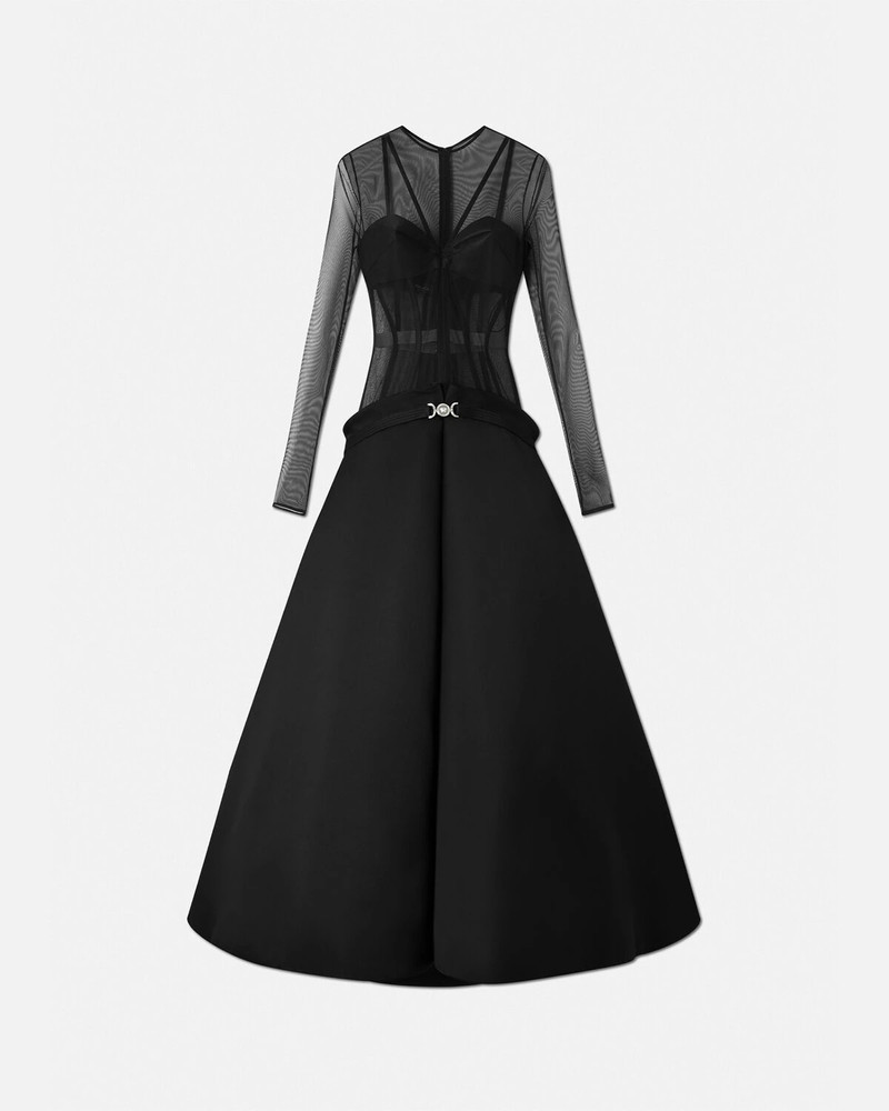 Medusa '95 Bustier Box Pleat Gown 1