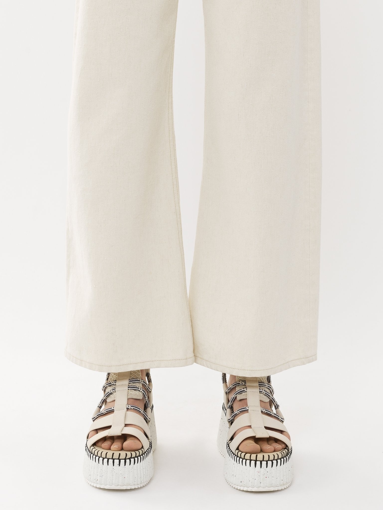 "STROMBOLI" WIDE CROPPED JEANS - 5