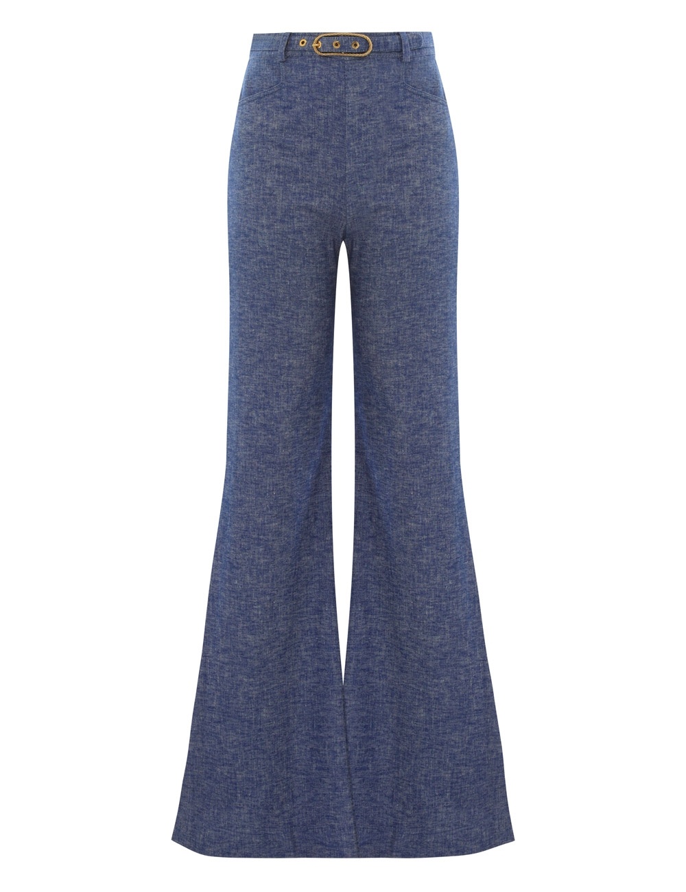 EDEN CHAMBRAY FLARE PANT - 1