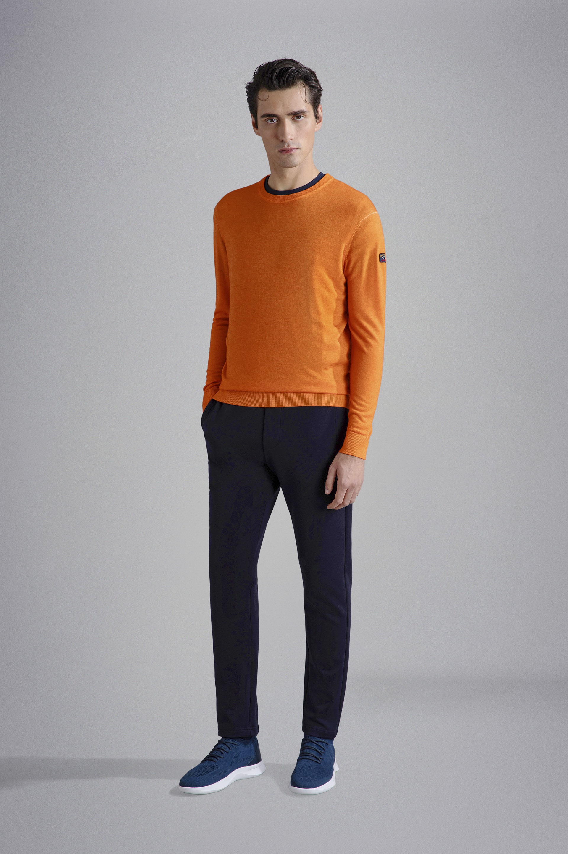 GARMENT-DYED SUMMER WOOL SWEATER - 2