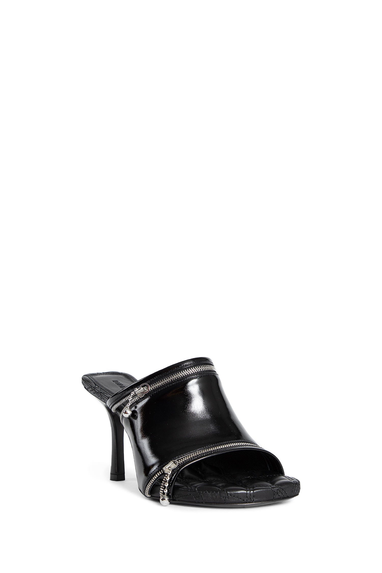 Burberry Leather-Peep-85-Mules | antonioli | REVERSIBLE