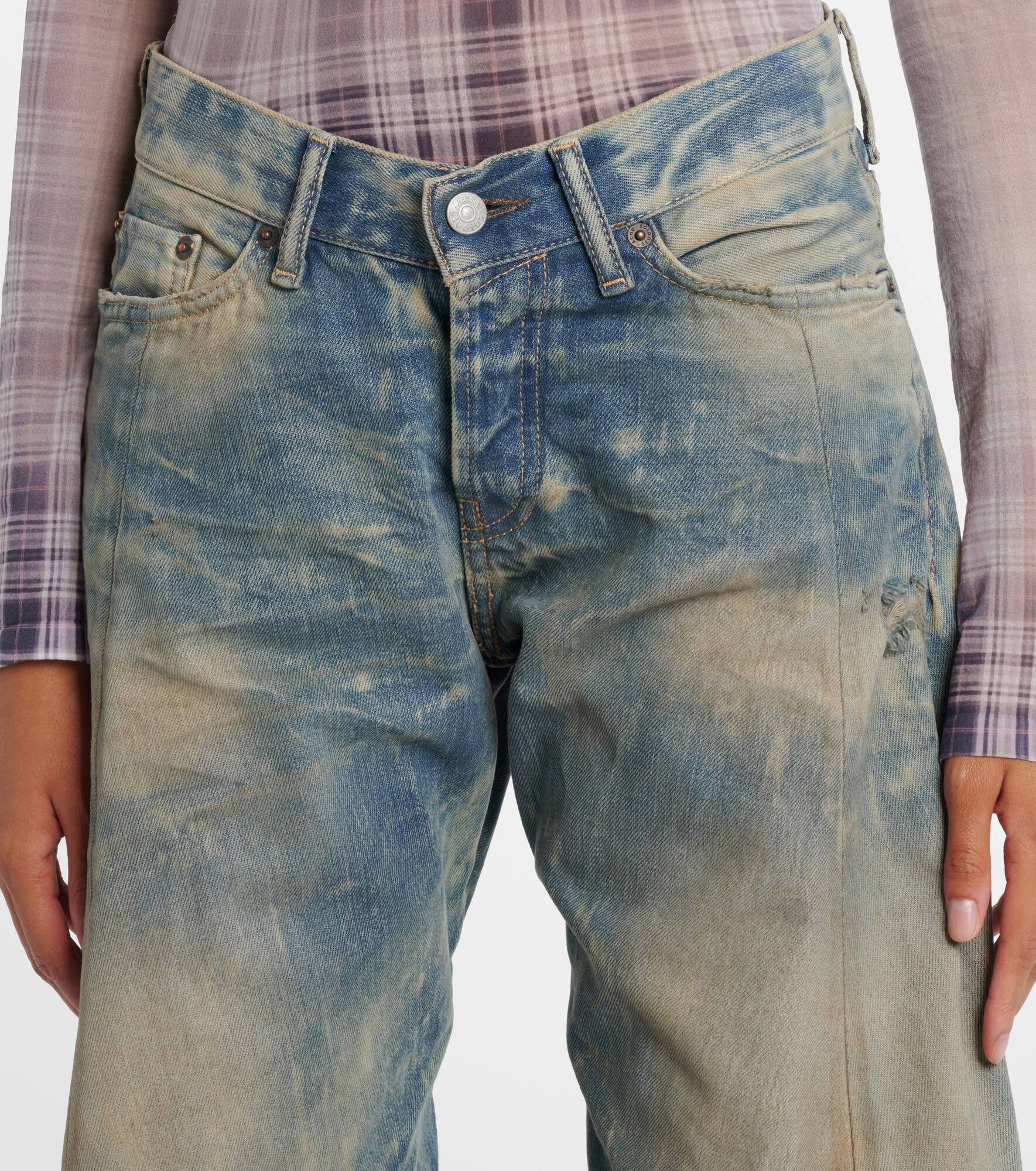 2006F low-rise wide-leg jeans - 4