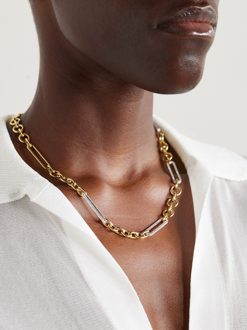 FOUNDRAE 18-karat Gold Diamond Necklace outlook