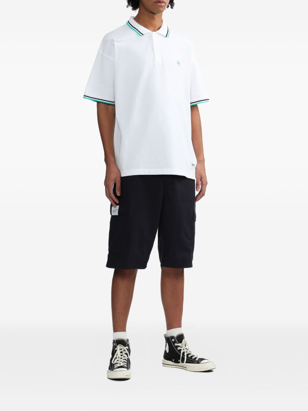 tipped polo shirt - 2