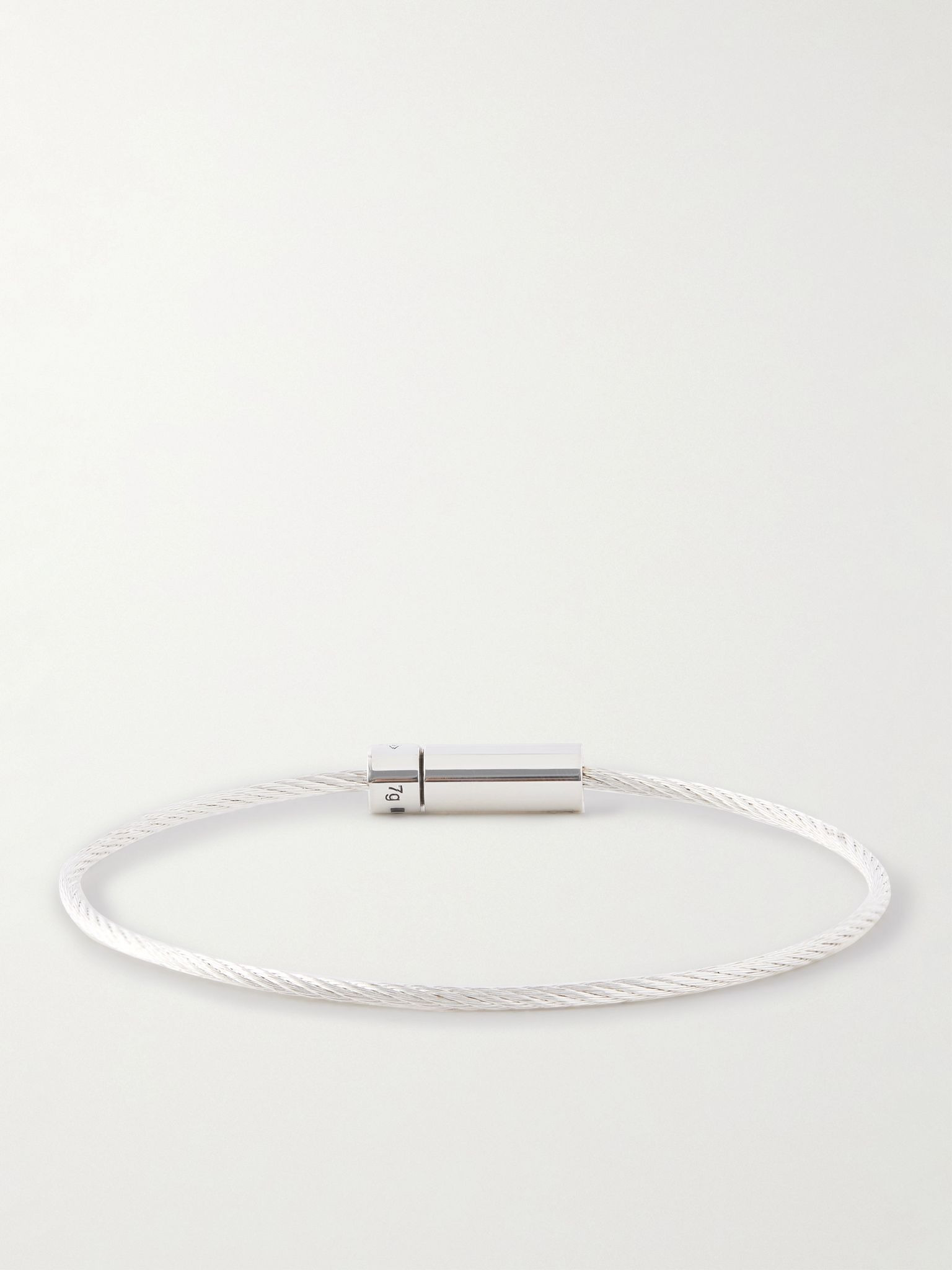 7g Polished Sterling Silver Bracelet Silver - 3